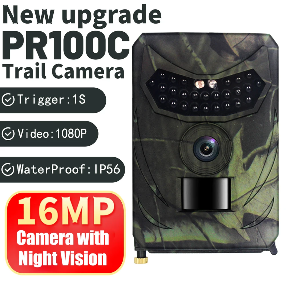 1080P Mini Trail Camera 12MP with Motion Sensor Night Vision 120° Wide Angle Wildlife Camera Waterproof Monitoring Tracking
1080P Mini Trail Camera 12MP with Motion Sensor Night Vision 120° Wide Angle Wildlife Camera Waterproof Monitoring Tracking