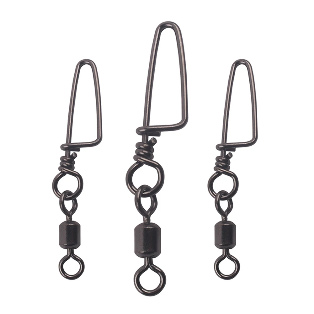 30Pcs Ball Bearing Swivels Crane Duo Lock Snap Trolling Rigging Fishing Hook Connector High Quality Fishing Tackle Accessories
30Pcs Ball Bearing Swivels Crane Duo Lock Snap Trolling Rigging Fishing Hook Connector High Quality Fishing Tackle Accessories