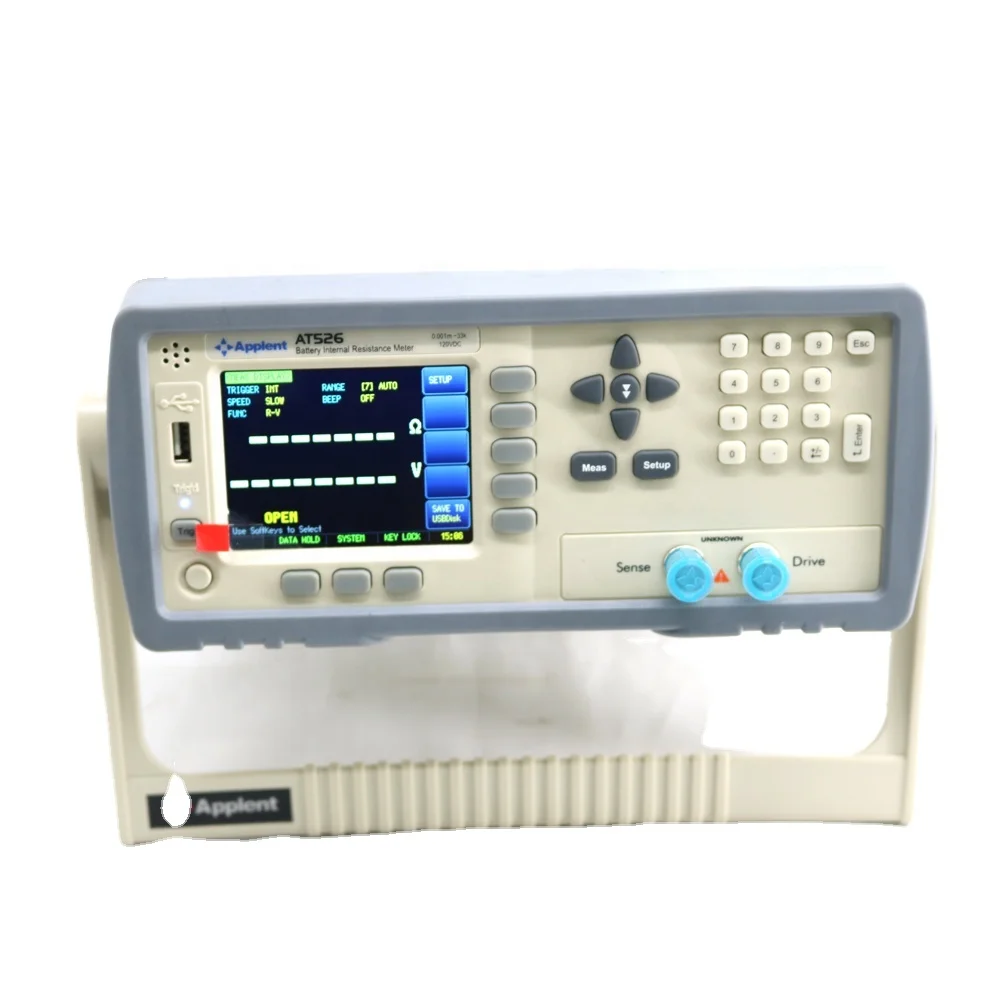 AT526 AC Resistance Meter DC Voltage Tester Low Ohm Meter Battery Internal Resistance Tester 0.00001V~120.000VDC
AT526 AC Resistance Meter DC Voltage Tester Low Ohm Meter Battery Internal Resistance Tester 0.00001V~120.000VDC
