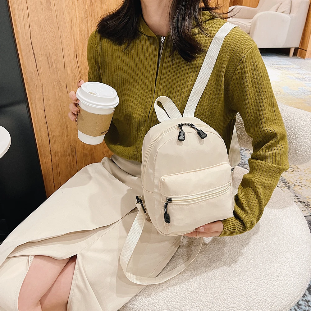 Mini Women's Backpack 2022 Solid Color Backpack Female Casual Nylon Knapsack Preppy Style School Travel Mini Designer Rucksacks
Mini Women's Backpack 2022 Solid Color Backpack Female Casual Nylon Knapsack Preppy Style School Travel Mini Designer Rucksacks