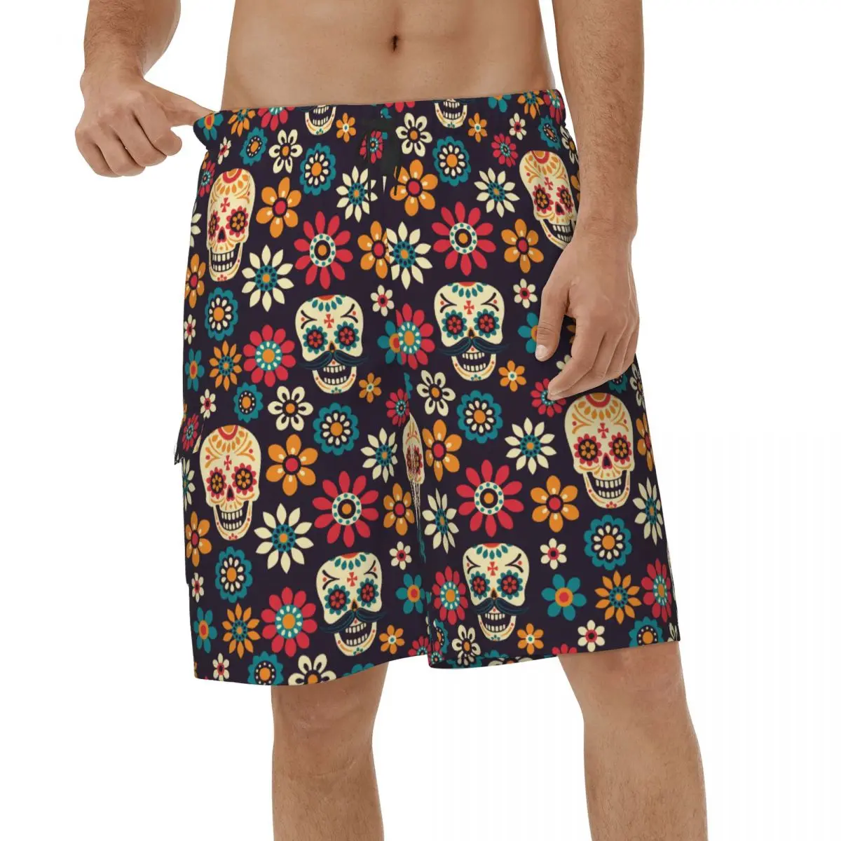 Printed Shorts Day Of The Dead Halloween Summer Mens Swim Trunks Sugar Skull Flower Men Swimming Shorts
Printed Shorts Day Of The Dead Halloween Summer Mens Swim Trunks Sugar Skull Flower Men Swimming Shorts