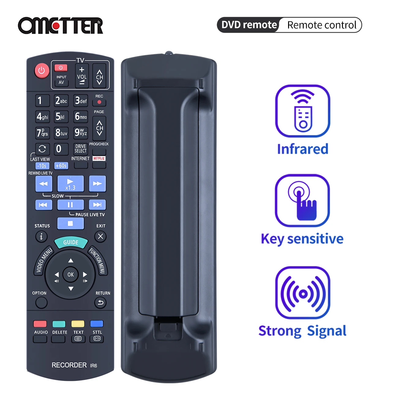 New N2QAYB000736 N2QAYB001077 for Panasonic Remote Control Blu-Ray Player DMPBD75GN DMPBD77GNK DMRHWT260 DMRPWT560
New N2QAYB000736 N2QAYB001077 for Panasonic Remote Control Blu-Ray Player DMPBD75GN DMPBD77GNK DMRHWT260 DMRPWT560