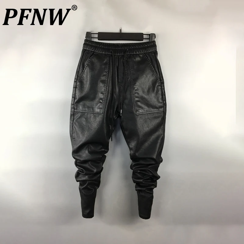 Шаровары PFNW мужские из искусственной кожи, уличная одежда в байкерском стиле, мягкие брюки-карандаш с эластичным поясом, черные, на осень, 12A1565
Шаровары PFNW мужские из искусственной кожи, уличная одежда в байкерском стиле, мягкие брюки-карандаш с эластичным поясом, черные, на осень, 12A1565