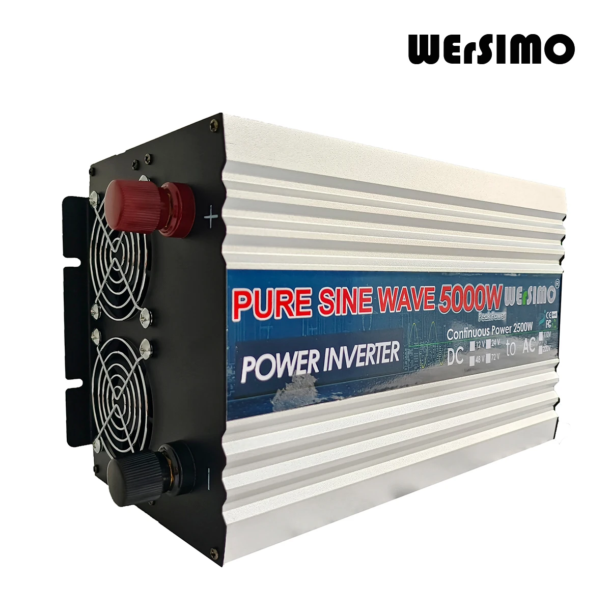 Hot Power Pure Sine Wave Inverter Peak 5000 Watt DC 12V 24V 48V 60V To AC 220V Continuous RMS Power 2500W Off Grid Home System
Hot Power Pure Sine Wave Inverter Peak 5000 Watt DC 12V 24V 48V 60V To AC 220V Continuous RMS Power 2500W Off Grid Home System