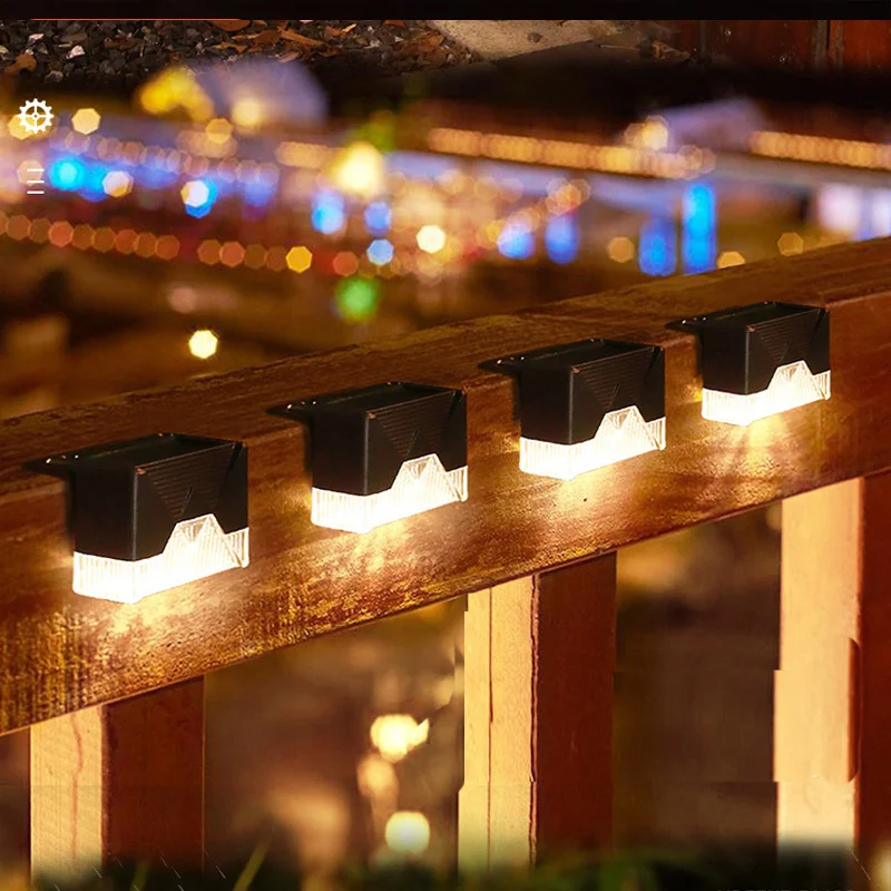 4Pcs/set LED Solar Stair Lamp Outdoor Waterproof Garden Landscape Step Deck Lights Fence Step Deck Lights Garden Yard Decoration
4Pcs/set LED Solar Stair Lamp Outdoor Waterproof Garden Landscape Step Deck Lights Fence Step Deck Lights Garden Yard Decoration