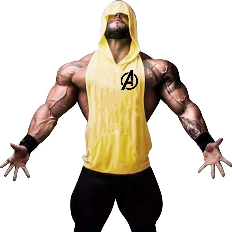 New Brand A Gym Tank Top Men Fitness Clothing Mens Bodybuilding Tank Tops Summer Gyms Hoodie for Male Sleeveless Hooded Vest
New Brand A Gym Tank Top Men Fitness Clothing Mens Bodybuilding Tank Tops Summer Gyms Hoodie for Male Sleeveless Hooded Vest