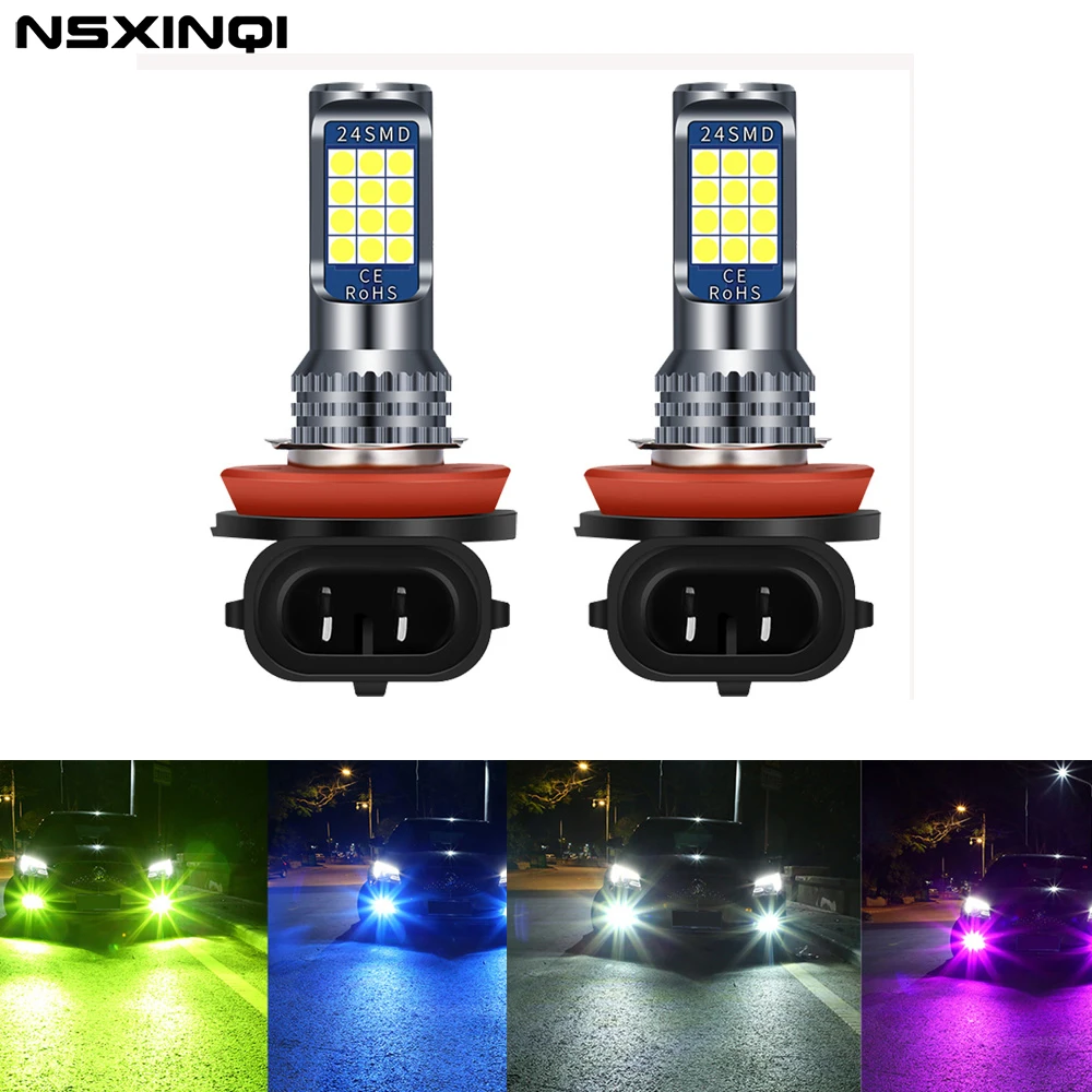 NSXINQI 2pcs 9005 H11 H8 LED Fog Light 3030 24SMD Car Bulbs DRL Fogs Lamp Headlight
NSXINQI 2pcs 9005 H11 H8 LED Fog Light 3030 24SMD Car Bulbs DRL Fogs Lamp Headlight