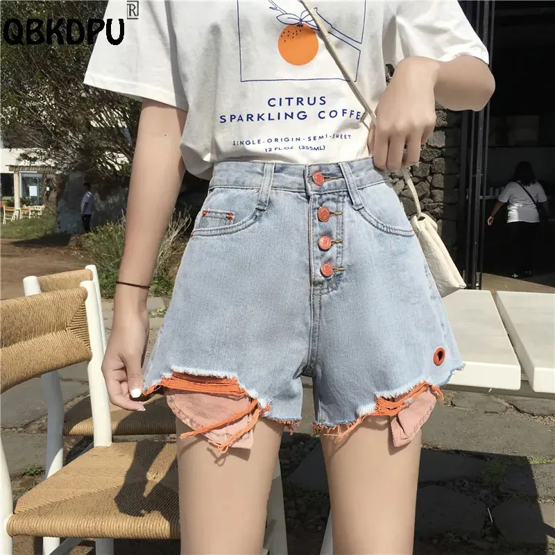 2022 Summer Ripped Jean Shorts Women Korean Fashion Patchwork Button Baggy Short Denim Pants 5xl Plus Size Vaqueros Cortos
2022 Summer Ripped Jean Shorts Women Korean Fashion Patchwork Button Baggy Short Denim Pants 5xl Plus Size Vaqueros Cortos