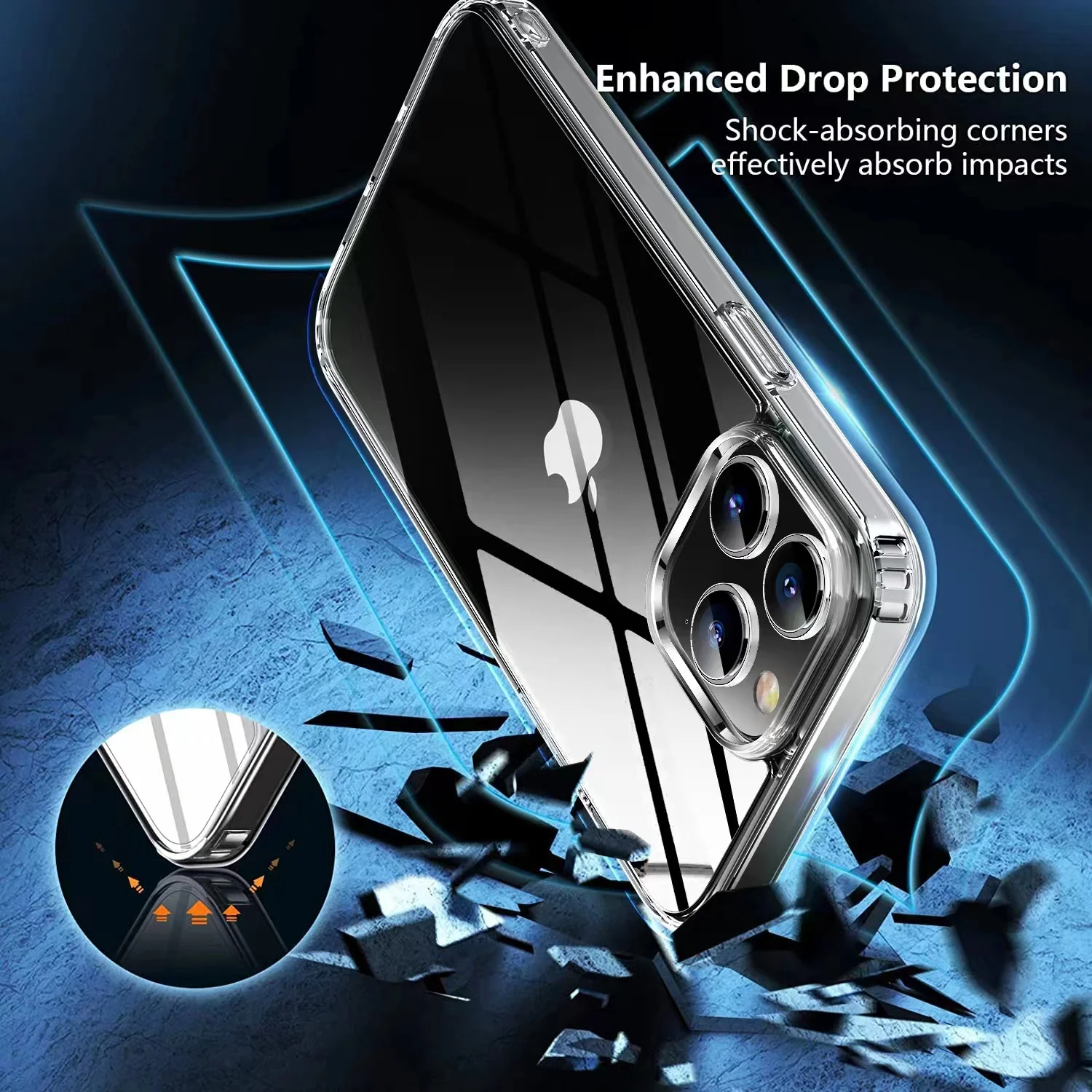 Luxury Shockproof Clear Hard Phone Case for iPhone 14 13 12 11 Pro Max X XR XS 7 8 Plus Mini Camera Lens Protective Soft Cover
Luxury Shockproof Clear Hard Phone Case for iPhone 14 13 12 11 Pro Max X XR XS 7 8 Plus Mini Camera Lens Protective Soft Cover