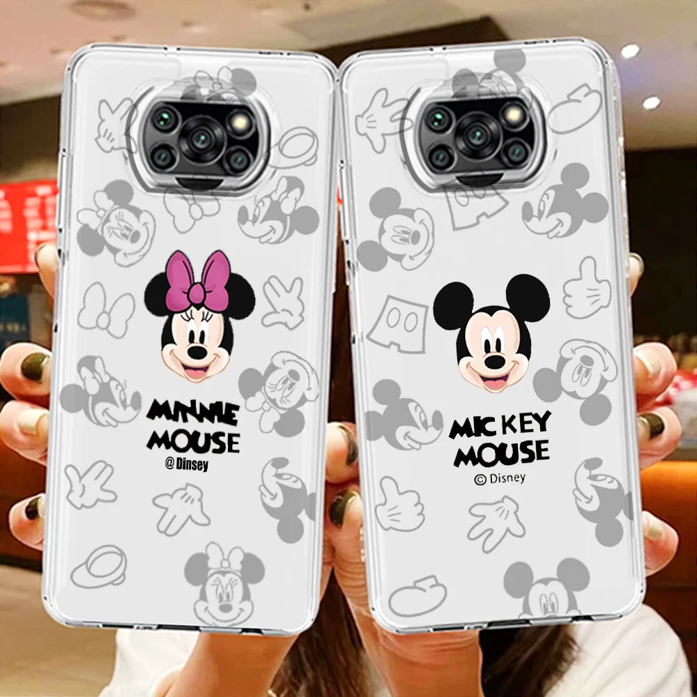Disney Mickey Minnie Luxury Phone Case For Xiaomi Mi Poco X5 X4 X3 NFC F4 F3 GT M5 M5s M4 M3 Pro C50 C40 5G Transparent Cover
Disney Mickey Minnie Luxury Phone Case For Xiaomi Mi Poco X5 X4 X3 NFC F4 F3 GT M5 M5s M4 M3 Pro C50 C40 5G Transparent Cover