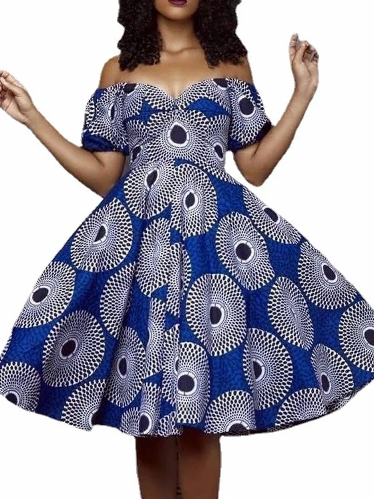 African A Line Dress Women Strapless Off The Shoulder Empire Gown Summer Print Sexy Streetwear Bazin Riche Dashiki African Dress
African A Line Dress Women Strapless Off The Shoulder Empire Gown Summer Print Sexy Streetwear Bazin Riche Dashiki African Dress
