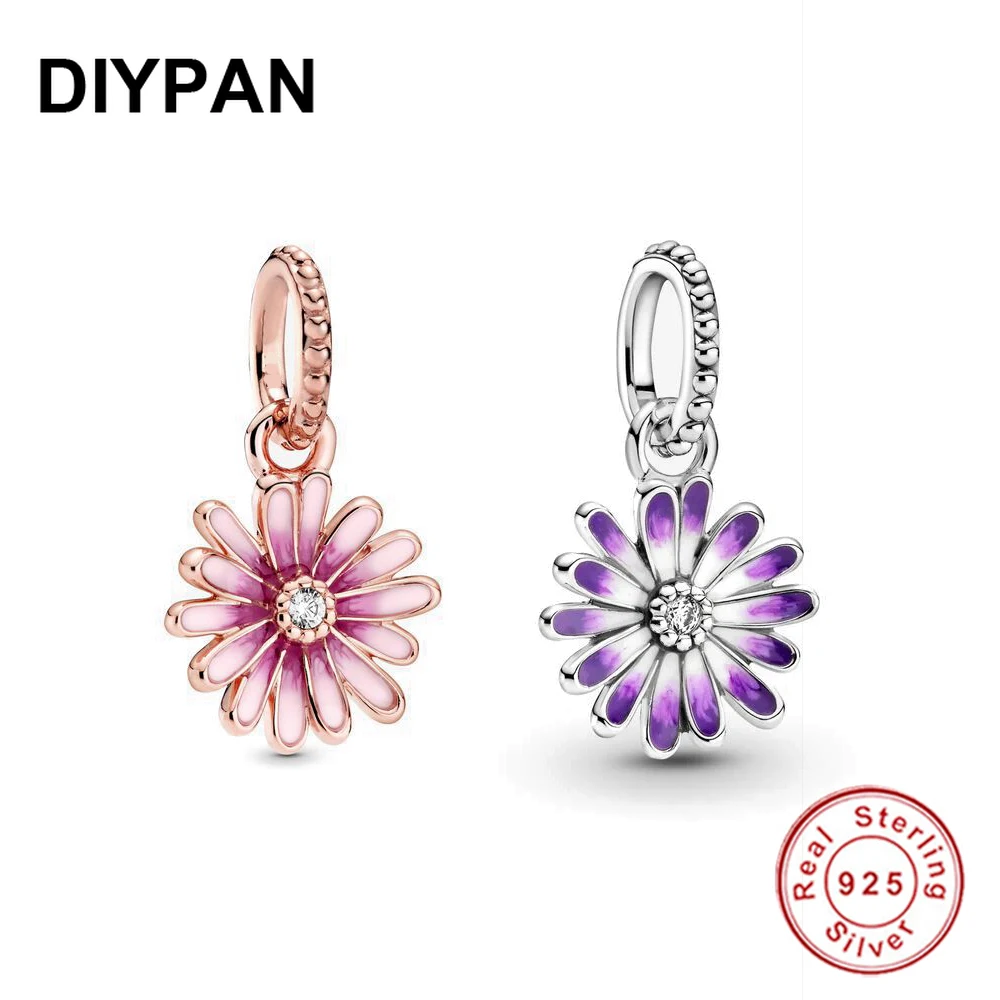 925 Silver Daisy Dangle Charm Pendant Fit Original Bracelet Charms 925 Sterling Silver Charm Bead Jewelry Berloque
925 Silver Daisy Dangle Charm Pendant Fit Original Bracelet Charms 925 Sterling Silver Charm Bead Jewelry Berloque