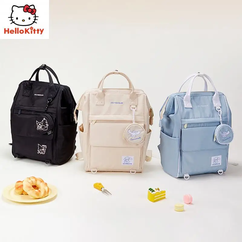 New Kawaii Kuromi Ins Cartoon Backpack Cute Anime Sanrio Cinnamonroll Student Nylon Schoolbag Teens Shoulder Bag Boy Girl Gift
New Kawaii Kuromi Ins Cartoon Backpack Cute Anime Sanrio Cinnamonroll Student Nylon Schoolbag Teens Shoulder Bag Boy Girl Gift
