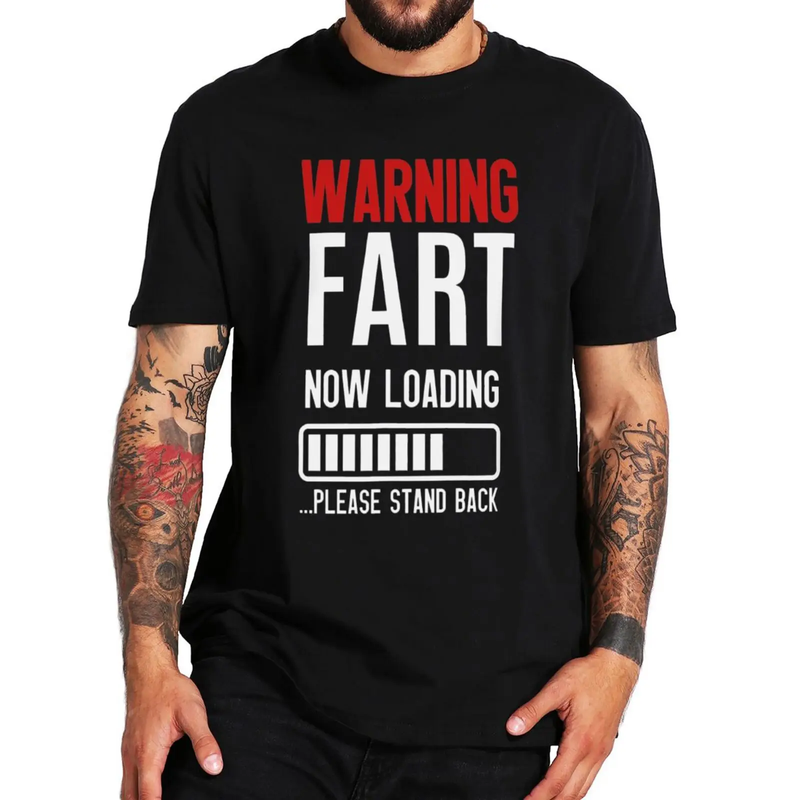 Warning Fart Now Loading Please Stand Back T Shirt Funny Jokes Humor Gift Tee Tops Casual Summer EU Size Pure Cotton T-shirt
Warning Fart Now Loading Please Stand Back T Shirt Funny Jokes Humor Gift Tee Tops Casual Summer EU Size Pure Cotton T-shirt