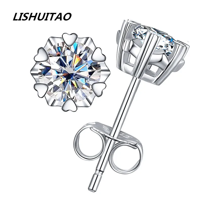 Jewelry For Women 0.5Carat D Color Scintilla Moissanite Diamond Stud Earrings 925 Silver Earrings Christmas Gift
Jewelry For Women 0.5Carat D Color Scintilla Moissanite Diamond Stud Earrings 925 Silver Earrings Christmas Gift