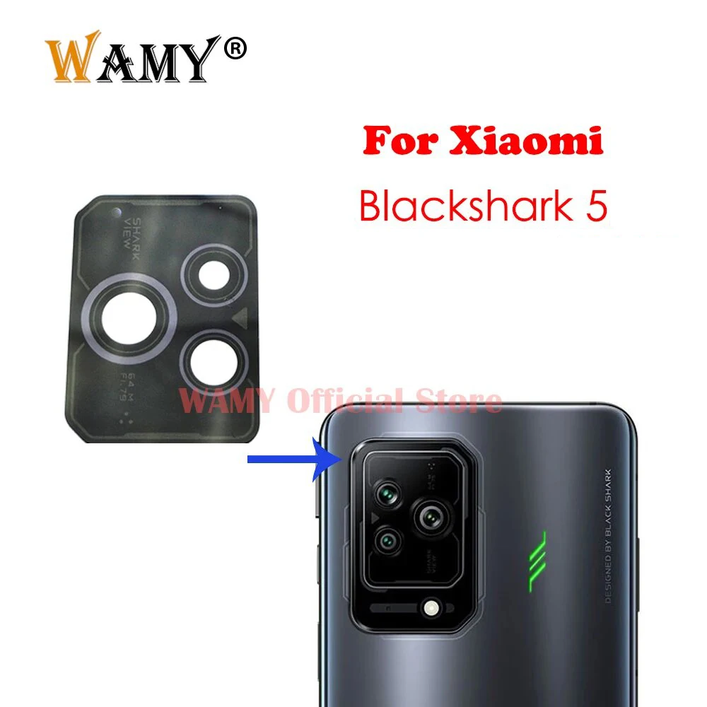 1-5 шт. WAMY новая задняя камера стеклянный объектив Замена для Xiaomi Blackshark 5
