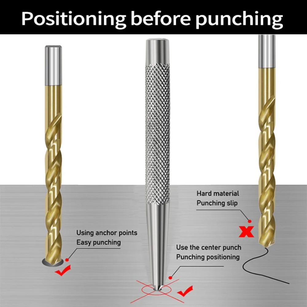 Locator Non-slip Handle Chisel High Hardness Octagonal Center Punch Metal Drilling Mark Cone Punch Positioning Punch
Locator Non-slip Handle Chisel High Hardness Octagonal Center Punch Metal Drilling Mark Cone Punch Positioning Punch