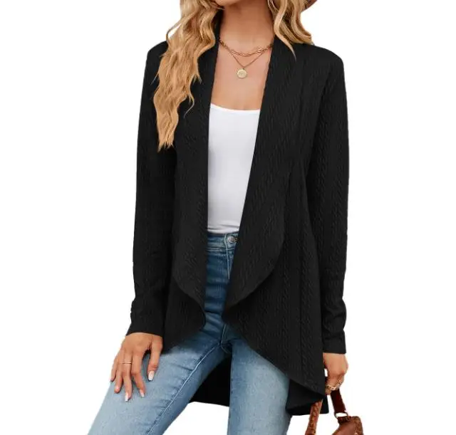 2023 Fashion Casual Sexy Ladies Women's Clothing Autumn and Winter New Solid Color All-Match Long-Sleeved Loose Cardigan Jacket
2023 Fashion Casual Sexy Ladies Women's Clothing Autumn and Winter New Solid Color All-Match Long-Sleeved Loose Cardigan Jacket