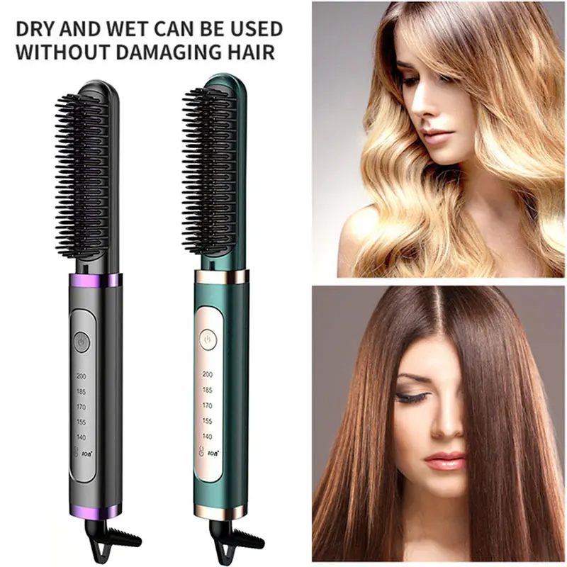 Electric Negative Hair Straightening Brush Comb Hot Comb Hair Beard Straightener Brush Fast Heating Curler Hair Caring Tools
Electric Negative Hair Straightening Brush Comb Hot Comb Hair Beard Straightener Brush Fast Heating Curler Hair Caring Tools
