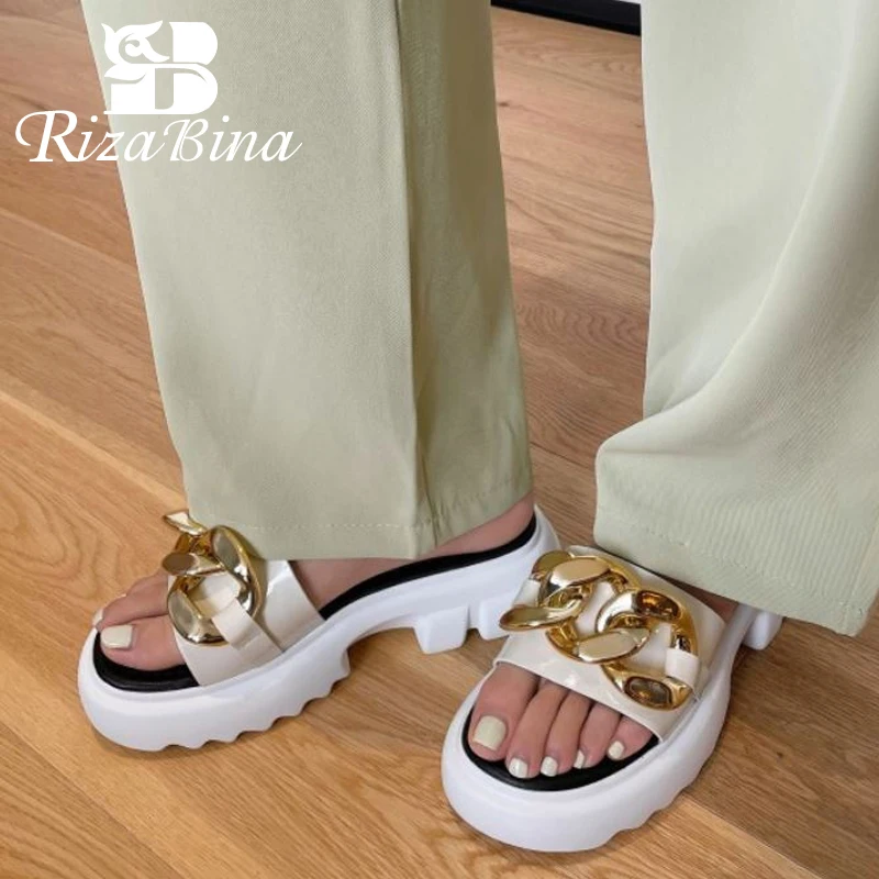 RIZABINA Women Sandals 2022 Fashion Platform Summer Slippers High Heels Shoes Woman 2022 Casual Daily Lady Footwear Size 34-39
RIZABINA Women Sandals 2022 Fashion Platform Summer Slippers High Heels Shoes Woman 2022 Casual Daily Lady Footwear Size 34-39