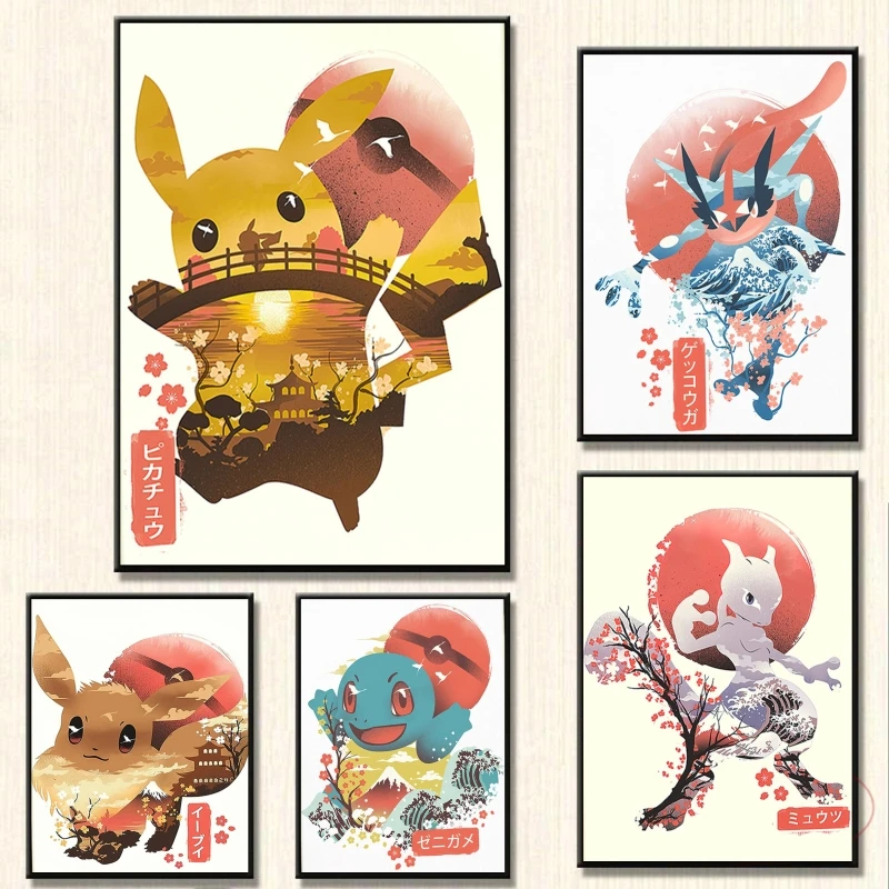 Canvas Posters Pokemon Characters Picture Modular Painting Friends Gifts Wall Decoration Decorative Modern Home Hanging
Canvas Posters Pokemon Characters Picture Modular Painting Friends Gifts Wall Decoration Decorative Modern Home Hanging