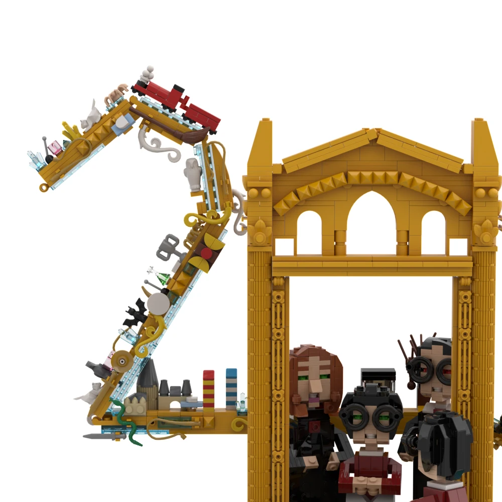 MOC 20th Anniversary Time Back Magic Mirror Blocks Set Magic School Classic Retrospective Scene Bricks Children's Birthday Gift
MOC 20th Anniversary Time Back Magic Mirror Blocks Set Magic School Classic Retrospective Scene Bricks Children's Birthday Gift