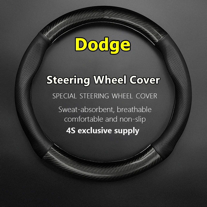 For Dodge Steering Wheel Cover Leather Carbon Fiber Fit Charger Challenger SRT Nitro Avenger Caliber Rampage Hornet Dart Viper
For Dodge Steering Wheel Cover Leather Carbon Fiber Fit Charger Challenger SRT Nitro Avenger Caliber Rampage Hornet Dart Viper