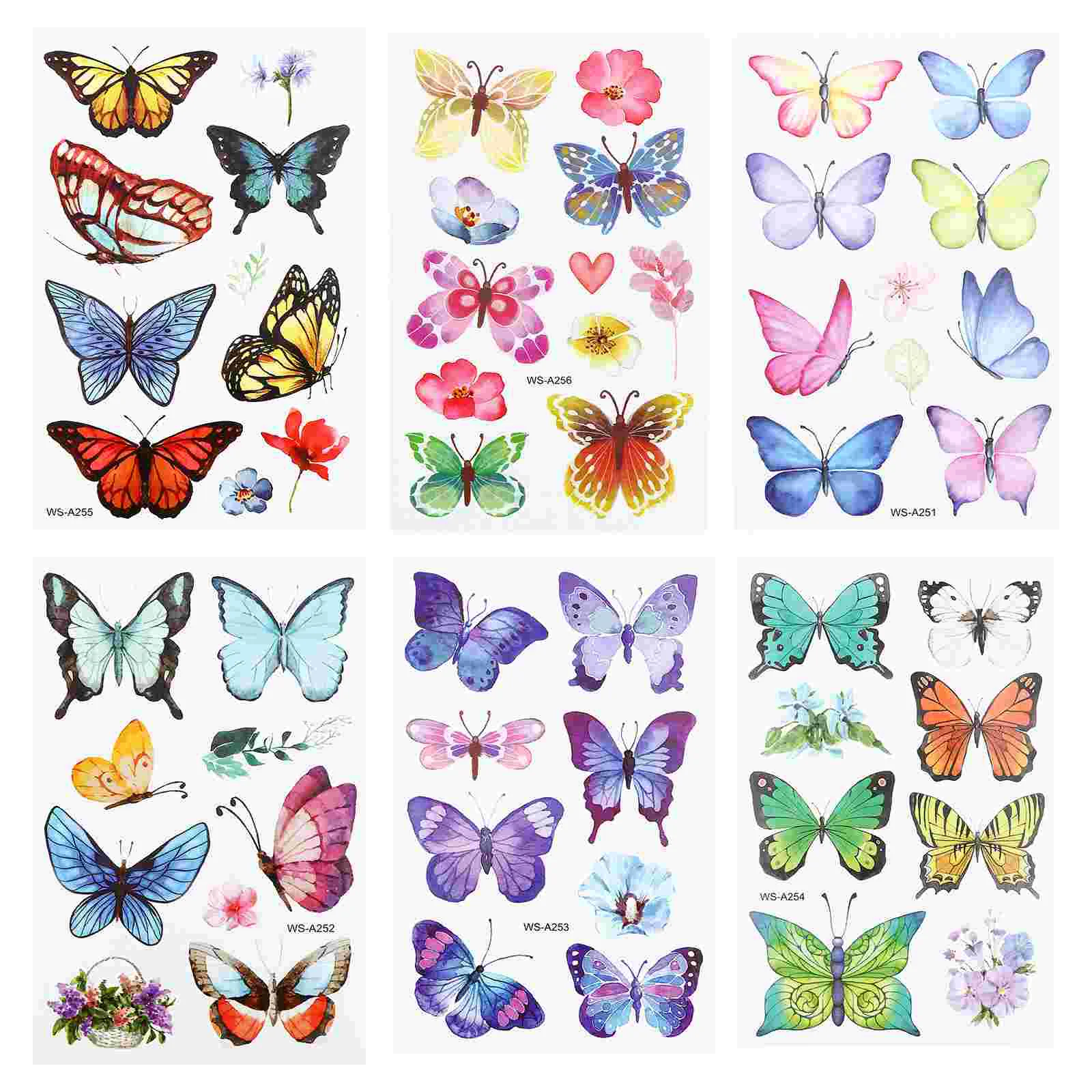 12 Sheets Butterfly Tattoo Stickers Fairy Stickers Ankle Stickers Christmas Tiny Tattoo Paper Hand Stickers Toddler
12 Sheets Butterfly Tattoo Stickers Fairy Stickers Ankle Stickers Christmas Tiny Tattoo Paper Hand Stickers Toddler
