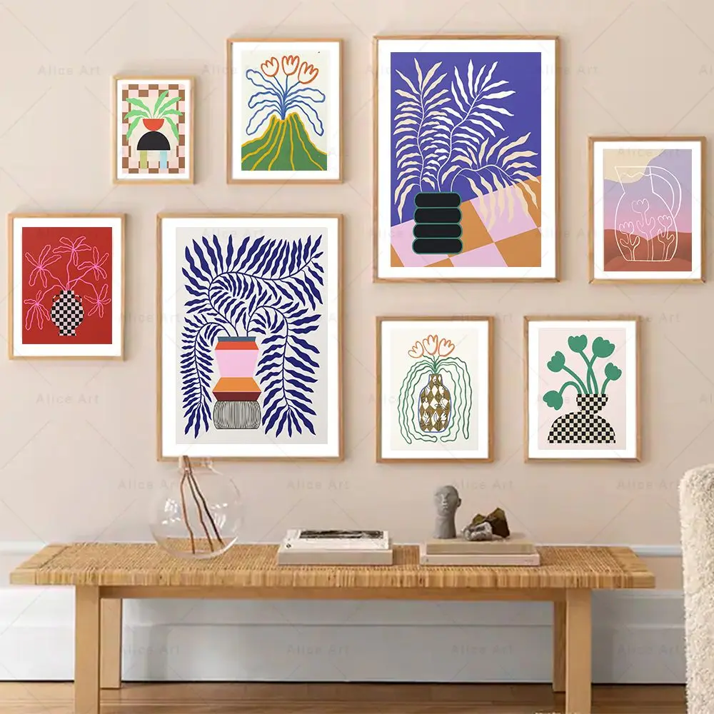 Abstract Nordic Poster Minimalism Colorful Vase Flower Curve Plant Wall Art Print Canvas Painting Picture Living Room Home Decor
Abstract Nordic Poster Minimalism Colorful Vase Flower Curve Plant Wall Art Print Canvas Painting Picture Living Room Home Decor