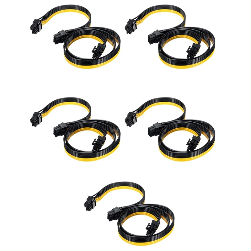 5Pcs ATX 8 Pin Male To Dual Pcie 8(6+2) Pin Male Power Adapter Cable Only For Corsair Modular Power Supply 60Cm+20Cm
5Pcs ATX 8 Pin Male To Dual Pcie 8(6+2) Pin Male Power Adapter Cable Only For Corsair Modular Power Supply 60Cm+20Cm