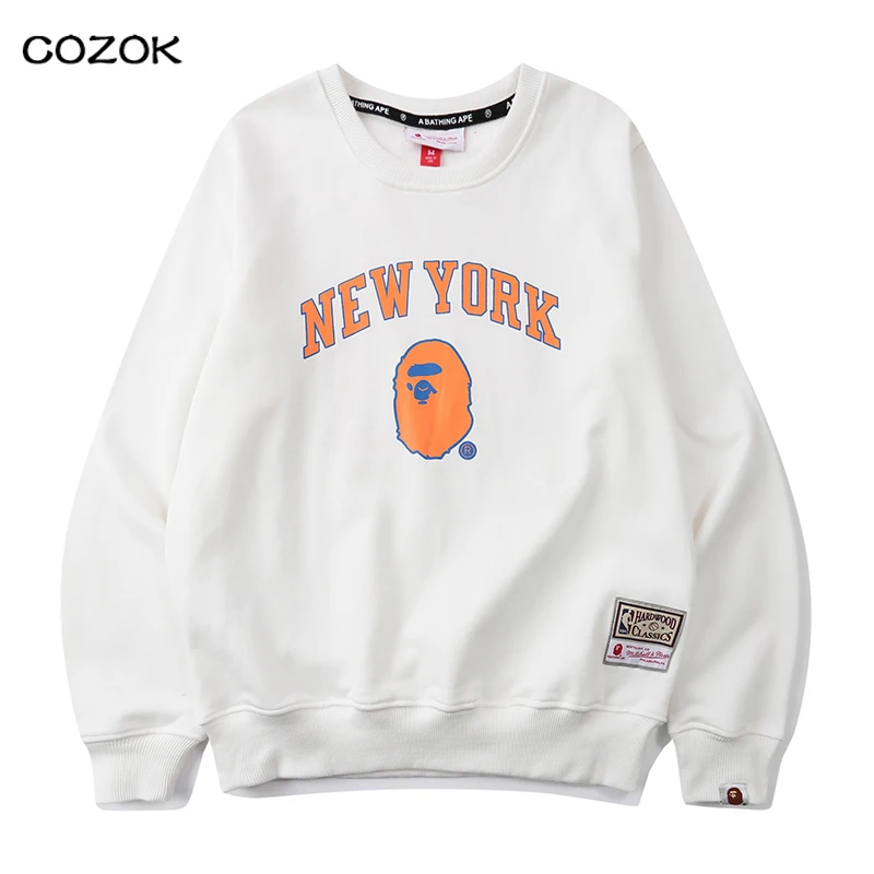 Bape Printed Autumn Winter Japanese Style Brand Casual Bottoming Shirt Sweatshirt Men Women Long Sleeve Hoodie Female Round Neck
Bape Printed Autumn Winter Japanese Style Brand Casual Bottoming Shirt Sweatshirt Men Women Long Sleeve Hoodie Female Round Neck