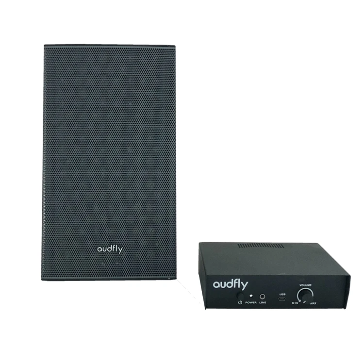 Black Color Wall Mount Directive Speaker Audfly Ultrasonic Museum Speakers Directional Sound
Black Color Wall Mount Directive Speaker Audfly Ultrasonic Museum Speakers Directional Sound
