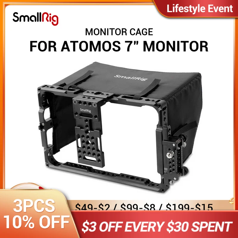 SmallRig Director's Monitor Cage for 7" ATOMOS Shogun Inferno and Flame Series with Free Sunhood - 2008
SmallRig Director's Monitor Cage for 7" ATOMOS Shogun Inferno and Flame Series with Free Sunhood - 2008