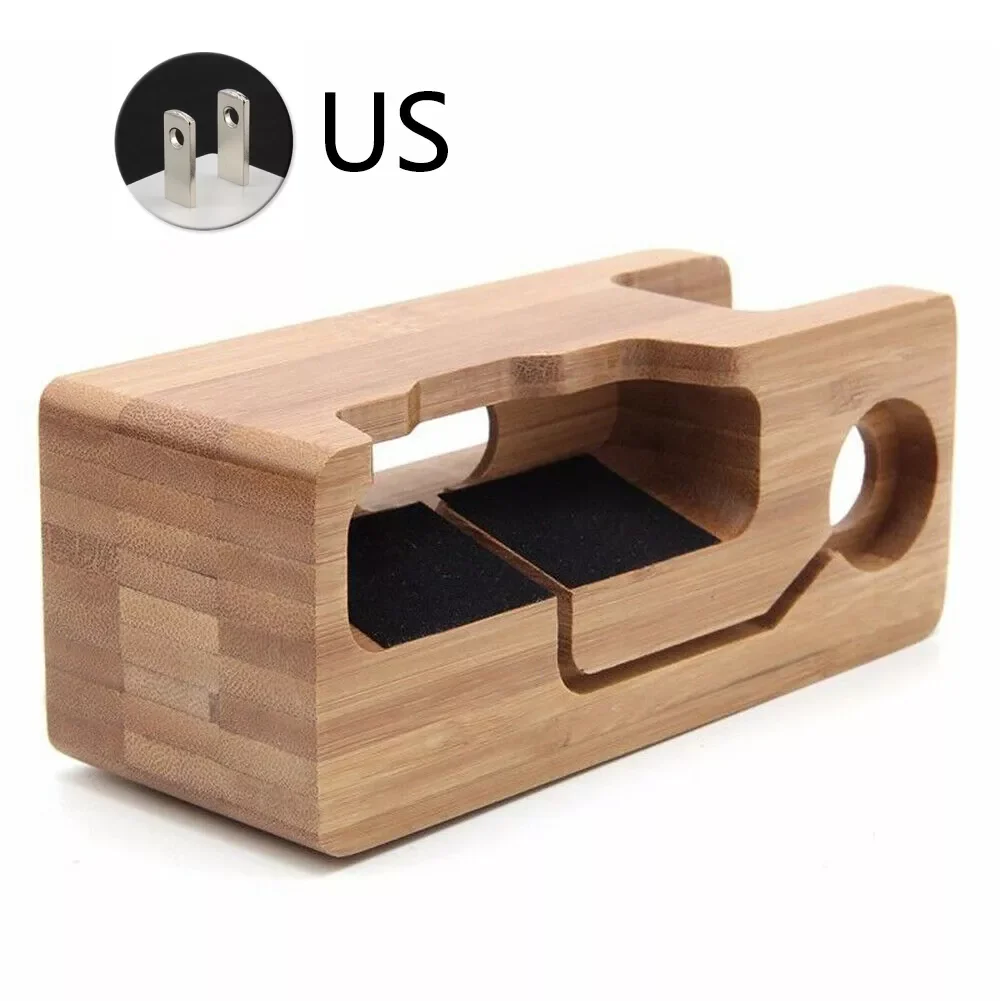 For Apple WatchHome Office DC 5V Mount Bamboo Wood USB Accessories Phone Stand Universal Charging Dock 2 In 1 Station Desktop
For Apple WatchHome Office DC 5V Mount Bamboo Wood USB Accessories Phone Stand Universal Charging Dock 2 In 1 Station Desktop