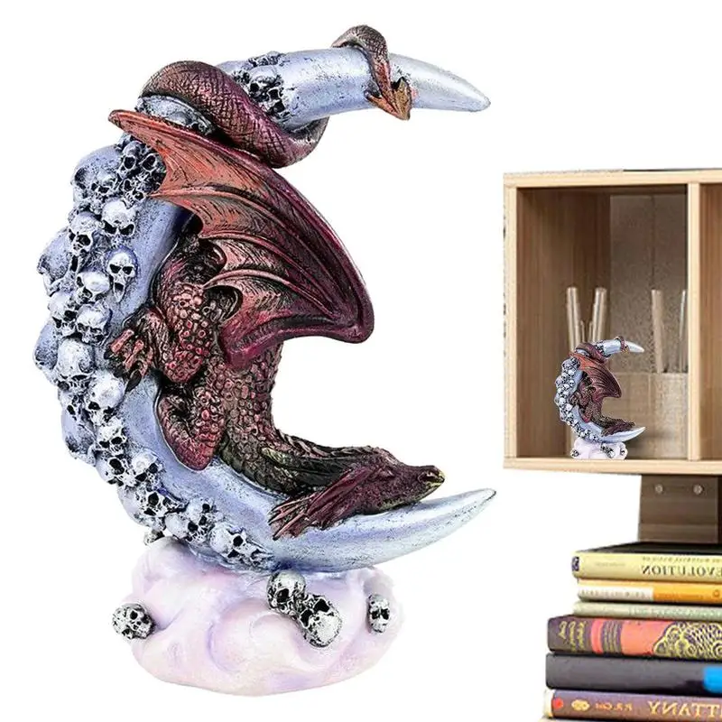 Resin Dragon Decor Resin Skull Moonlight Dragon Figurines Resin Outdoor Figurines Lawn Ornaments For Patio Yard Decorations For
Resin Dragon Decor Resin Skull Moonlight Dragon Figurines Resin Outdoor Figurines Lawn Ornaments For Patio Yard Decorations For