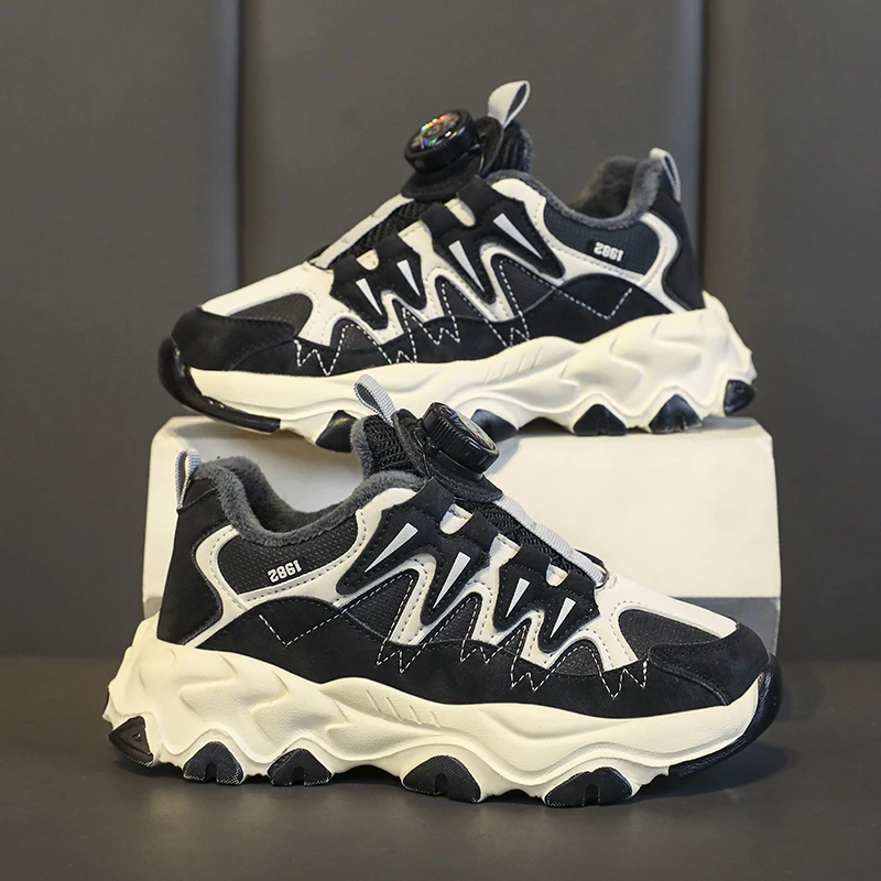 Winter children's shoes Boys' sports running shoes Non slip plush warm sports shoes Pink girls' casual shoes 27-37
Winter children's shoes Boys' sports running shoes Non slip plush warm sports shoes Pink girls' casual shoes 27-37