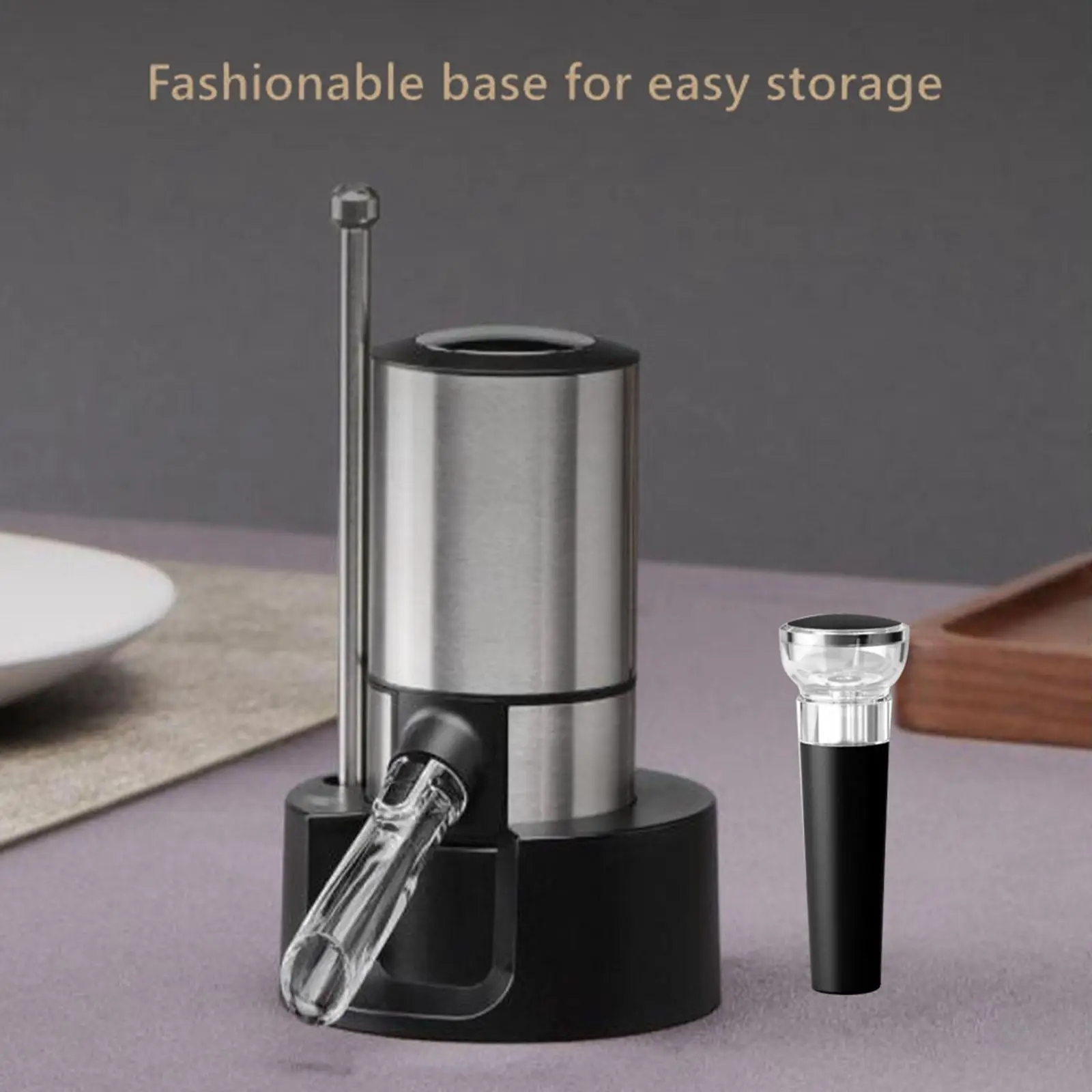 Electric wine Pourer One Button with Base Quick Sobering Wine Accessories Wine Aerator Pourer for travel Party Kitchen
Electric wine Pourer One Button with Base Quick Sobering Wine Accessories Wine Aerator Pourer for travel Party Kitchen