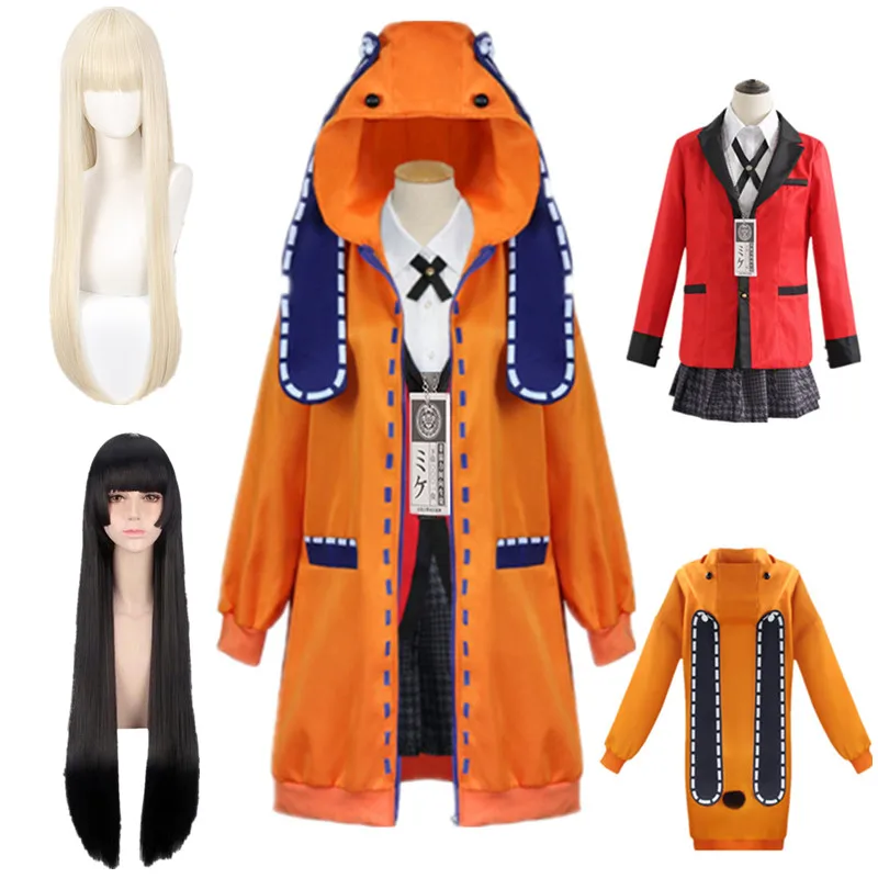 Aldult Kids kakegurui Yomoduki Runa Jabami Cosplay Costume School Uniform Gambler Women Halloween Carnival Clothes Suit Anime
Aldult Kids kakegurui Yomoduki Runa Jabami Cosplay Costume School Uniform Gambler Women Halloween Carnival Clothes Suit Anime