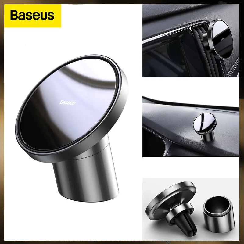 

Baseus Magnetic Car Phone Holder Air Vent Universal for iPhone 12 13 Pro Smartphone Car Phone Stand Support Clip Mount Holder