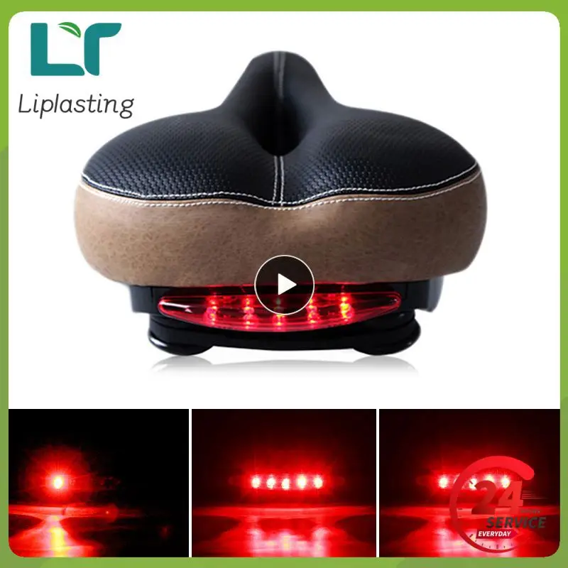 Creative Practical Cycling Supplies with Taillight Breathable Bicycle Seat Bicycle Saddle LED Leather Bicycle Saddle
Creative Practical Cycling Supplies with Taillight Breathable Bicycle Seat Bicycle Saddle LED Leather Bicycle Saddle