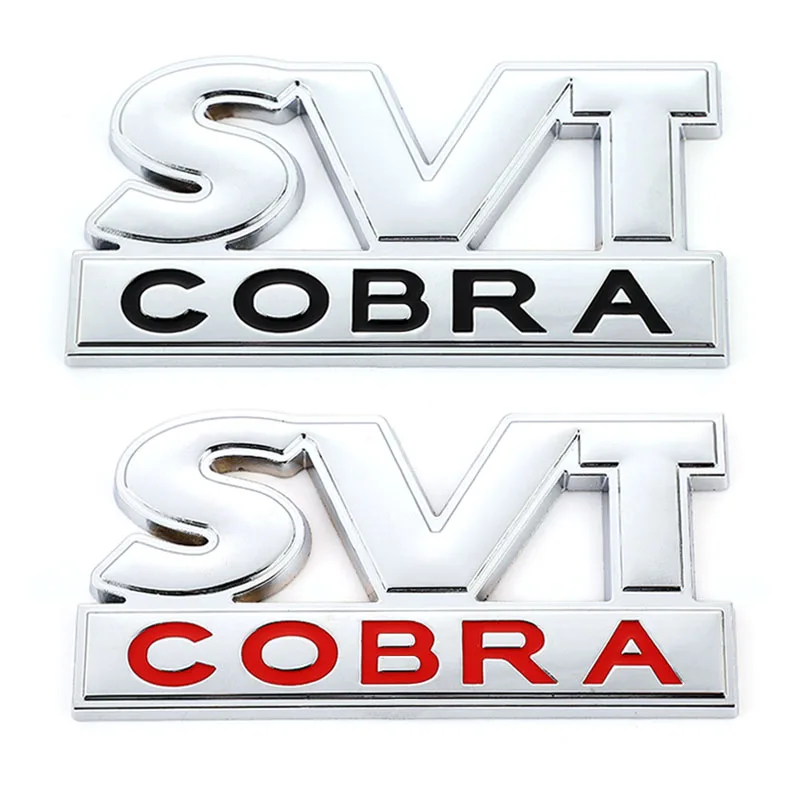 3D Metal Car Sticker SVT COBRA Emblem Badge Rear Trunk Decal Front Hood Grille for Ford Mustang Shelby F150 F250 F350 GT Fiesta
3D Metal Car Sticker SVT COBRA Emblem Badge Rear Trunk Decal Front Hood Grille for Ford Mustang Shelby F150 F250 F350 GT Fiesta