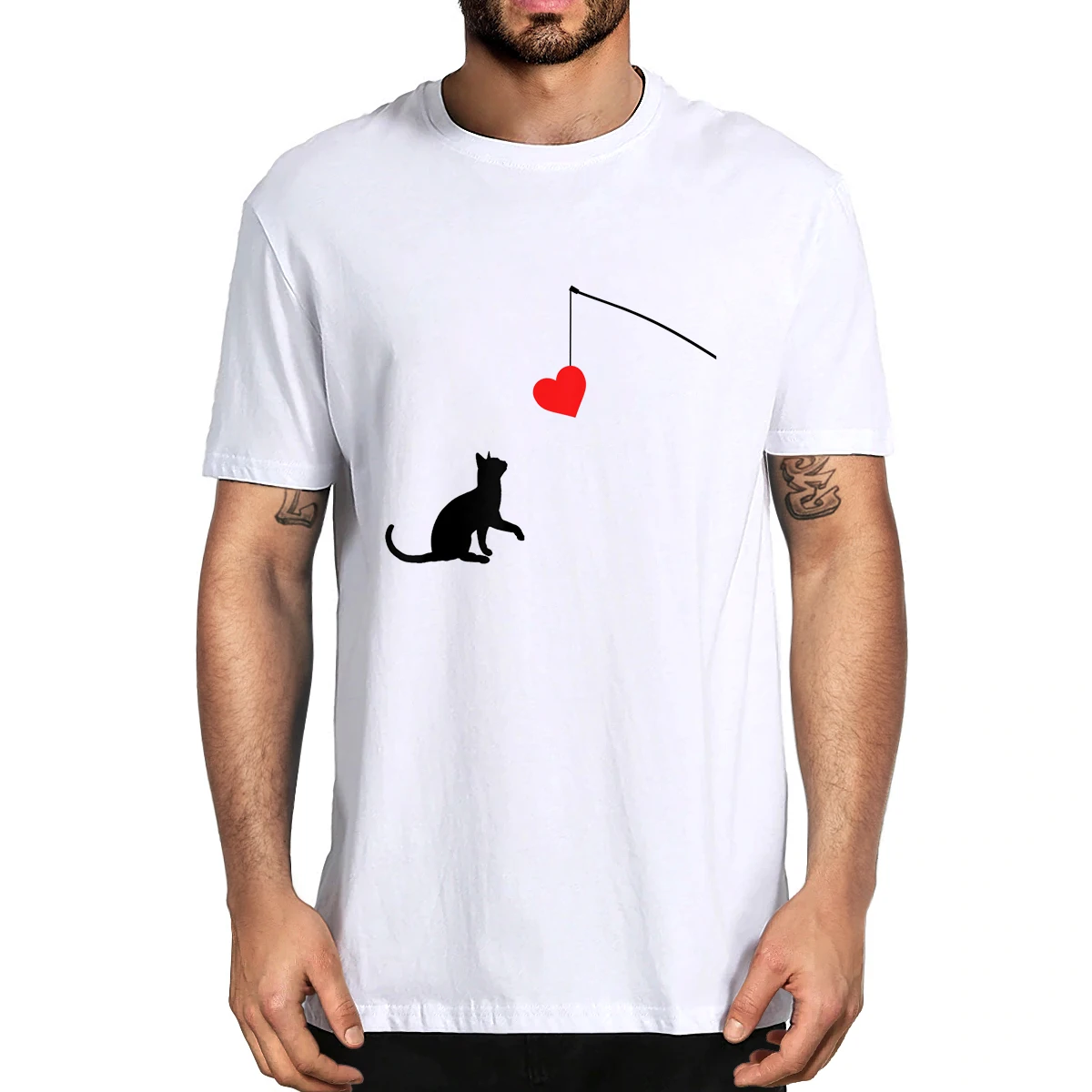 High Quality 100% Cotton Cat toy Shirt Valentine's Day Gifts Foe Her Him Men's Novelty T-Shirt Women Casual Streetwear Soft Tee
High Quality 100% Cotton Cat toy Shirt Valentine's Day Gifts Foe Her Him Men's Novelty T-Shirt Women Casual Streetwear Soft Tee