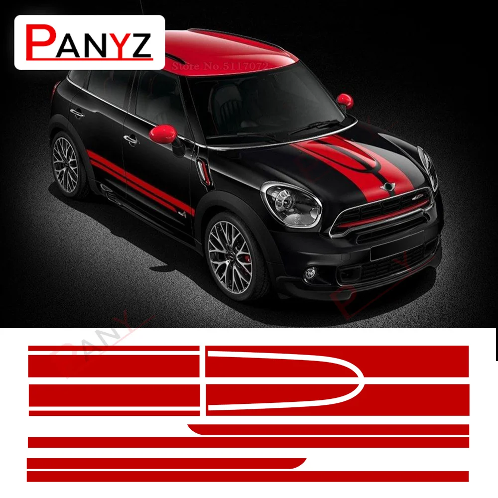 Car Hood Engine Cover Vinyl Trunk Rear Body Kit Decal Side Stripe Skirt Sticker For MINI Cooper Countryman R60 JCW Accessories
Car Hood Engine Cover Vinyl Trunk Rear Body Kit Decal Side Stripe Skirt Sticker For MINI Cooper Countryman R60 JCW Accessories