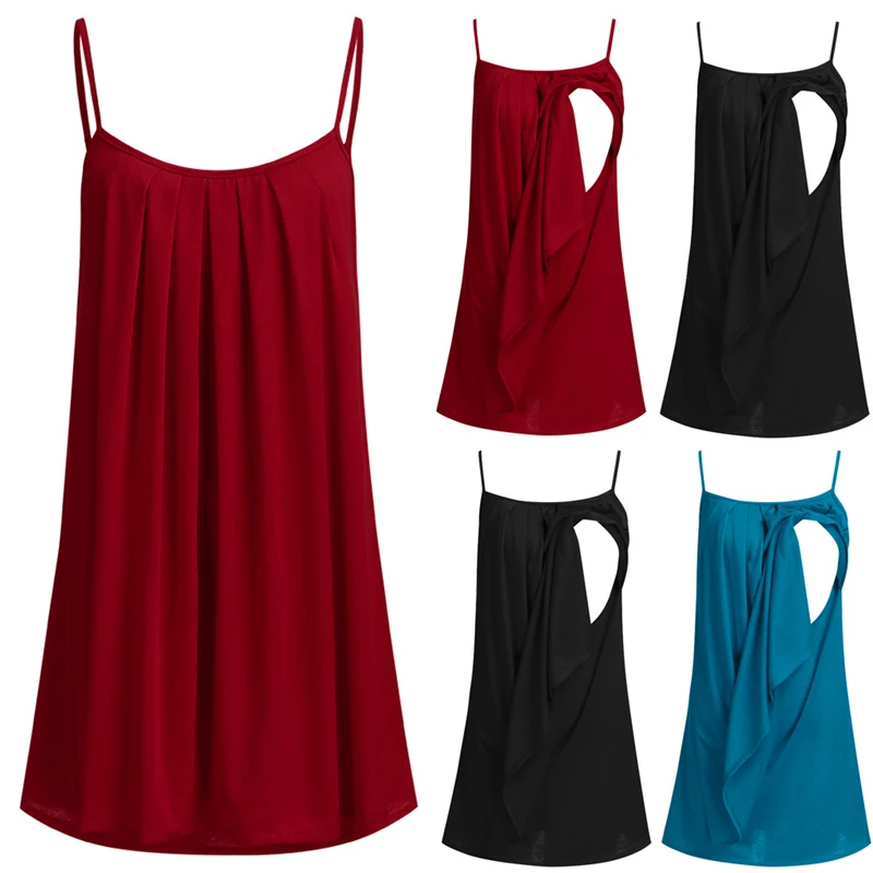 Модная одежда для беременных Новинка однотонное платье на бретельках для грудного вскармливания дышащая крутая одежда для сна без рукавов ...
Модная одежда для беременных Новинка однотонное платье на бретельках для грудного вскармливания дышащая крутая одежда для сна без рукавов ...