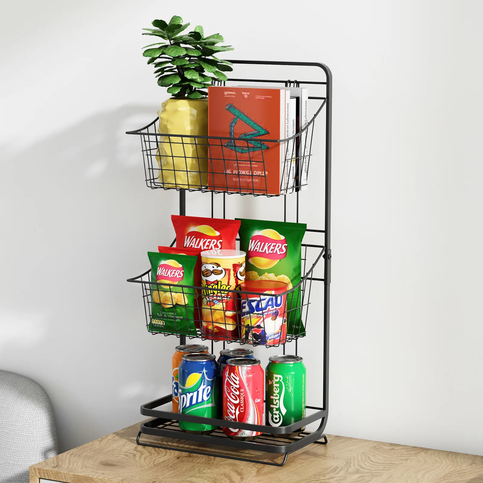 Kitchen Shelf Multi-Layer Floor Household Fruit and Vegetable Basket Snacks Toy Storage Artifact
Kitchen Shelf Multi-Layer Floor Household Fruit and Vegetable Basket Snacks Toy Storage Artifact