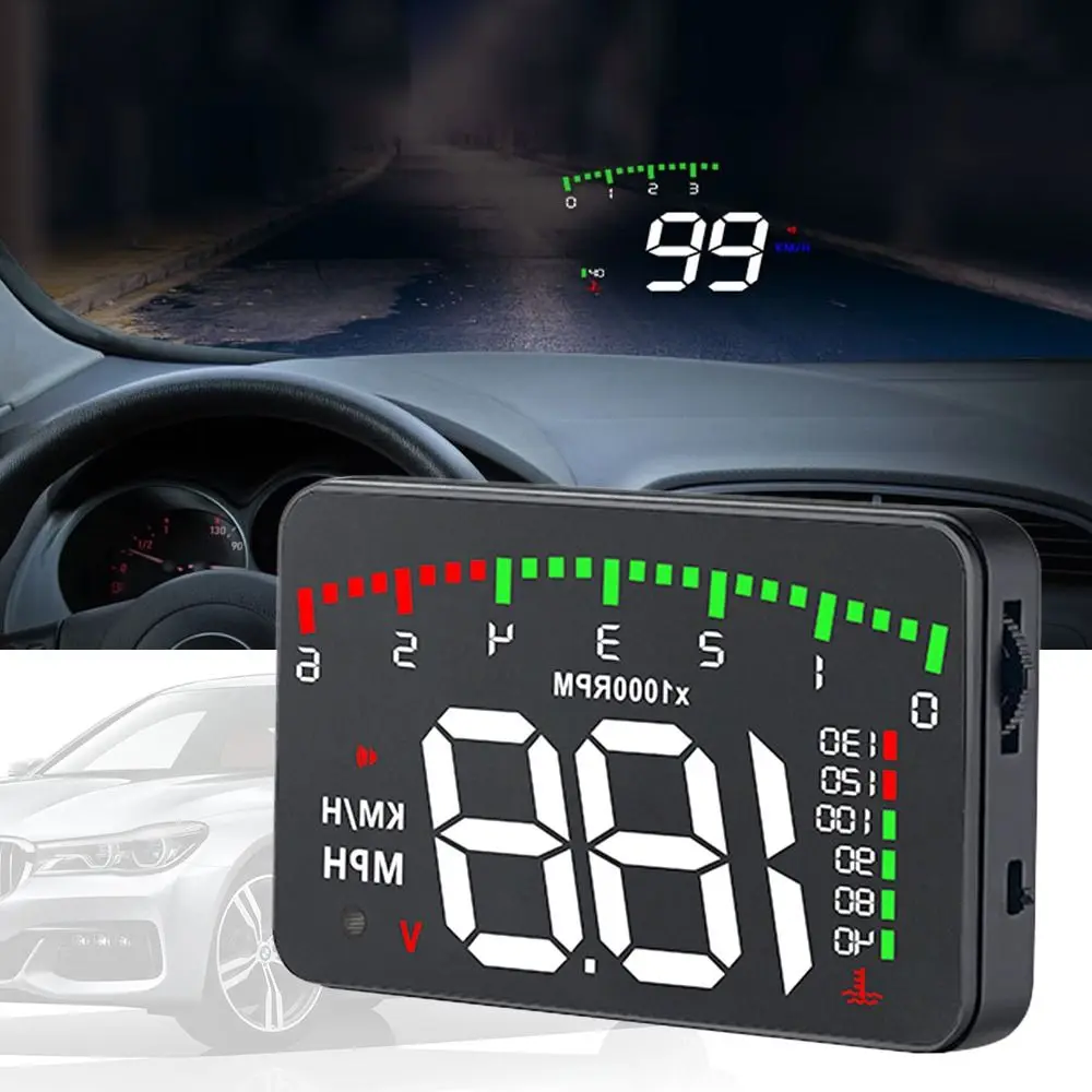 OBD2 автомобильный GPS HUD универсальный большой шрифт EOBD цифровой спидометр вращение скорость напряжение сигнализация отображение головы вверх автомобильный аксессуар
OBD2 автомобильный GPS HUD универсальный большой шрифт EOBD цифровой спидометр вращение скорость напряжение сигнализация отображение головы вверх автомобильный аксессуар