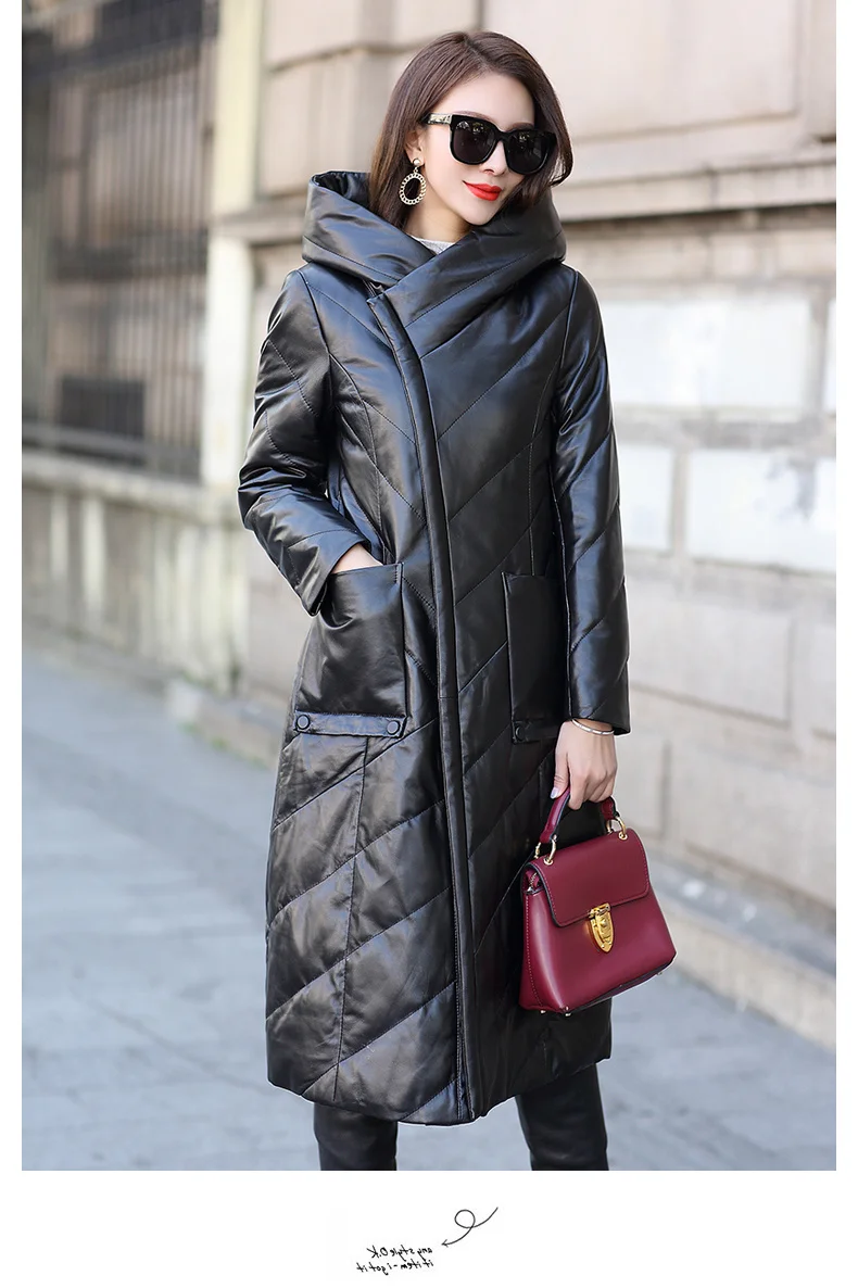 2023 Natural Sheepskin Coat Casual Genuine Leather Jacket Women Long Warm Winter Down Jackets Hooded clothes B0302
2023 Natural Sheepskin Coat Casual Genuine Leather Jacket Women Long Warm Winter Down Jackets Hooded clothes B0302