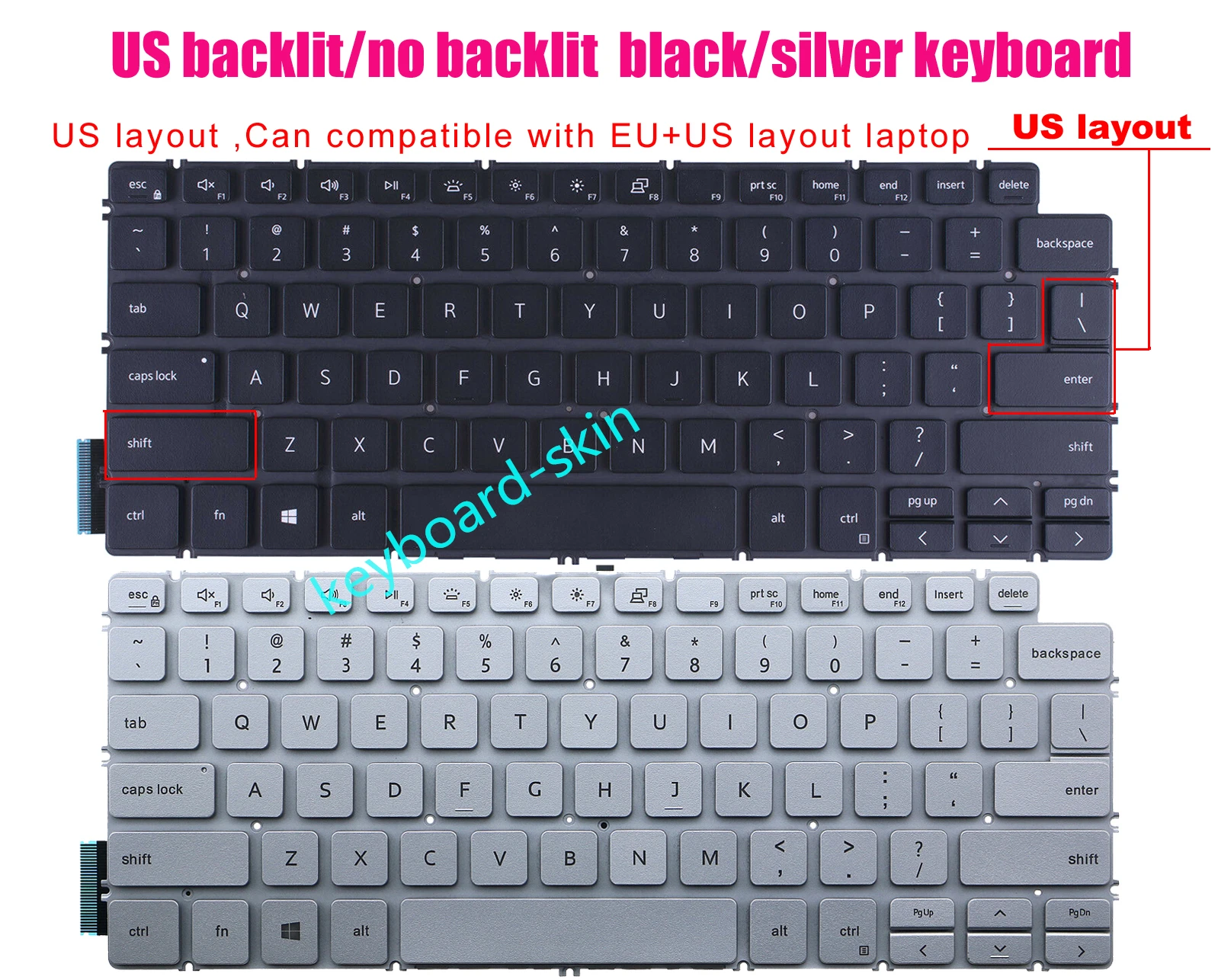 Новая клавиатура с подсветкой/без подсветки для ноутбука Dell Vostro 14-3000 серии 3400 3401 3402 3405 / P132G
Новая клавиатура с подсветкой/без подсветки для ноутбука Dell Vostro 14-3000 серии 3400 3401 3402 3405 / P132G