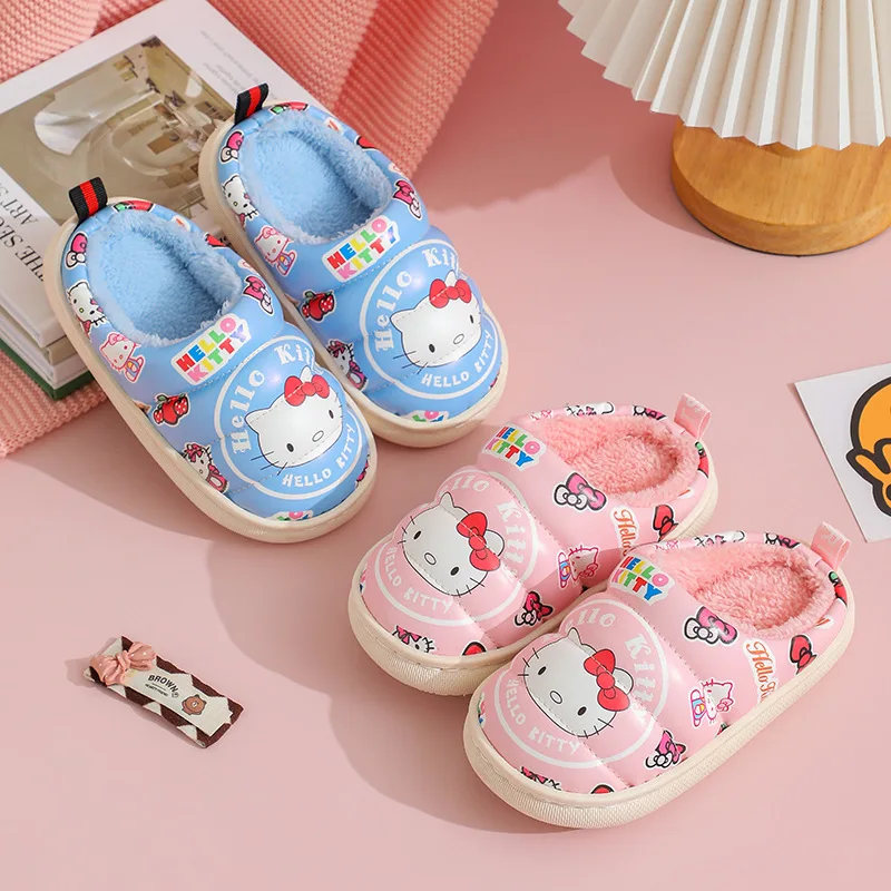 Тапочки Sanrio водонепроницаемые для мужчин и девочек, хлопок, мультяшный Рисунок котенка, домашние Нескользящие теплые плюшевые тапки, подар...
Тапочки Sanrio водонепроницаемые для мужчин и девочек, хлопок, мультяшный Рисунок котенка, домашние Нескользящие теплые плюшевые тапки, подар...