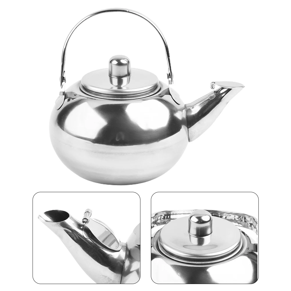 1 Pcs 1/1.5/2 /2.5L Stainless Steel Teapot With Infuser Filter Coffee Kettle Green Oolong Tea Jug Home Office Tea/Coffee Tools
1 Pcs 1/1.5/2 /2.5L Stainless Steel Teapot With Infuser Filter Coffee Kettle Green Oolong Tea Jug Home Office Tea/Coffee Tools
